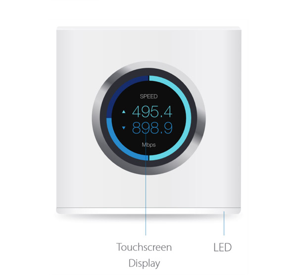 AmpliFi HD Mesh Router - frente/indicadores