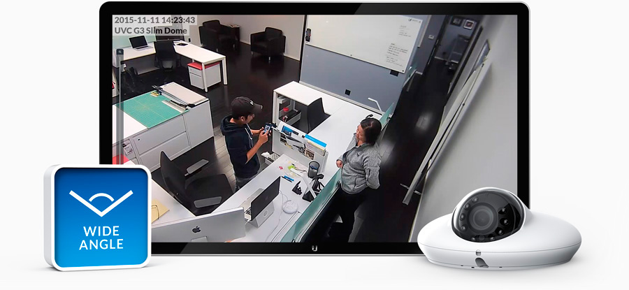 Wide-Angle das câmeras de teto Ubiquiti